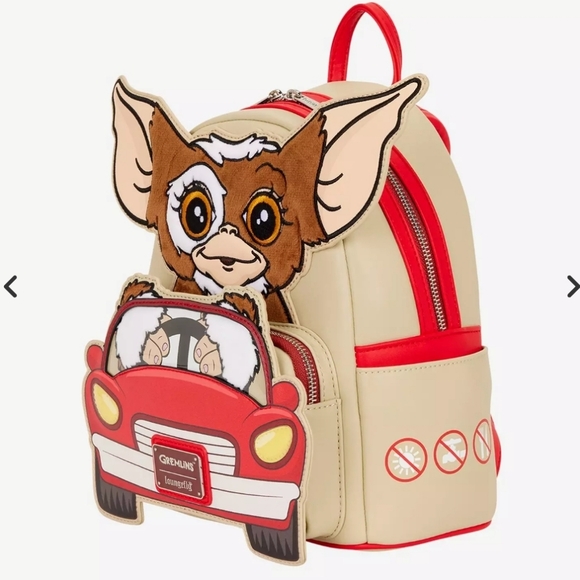 Loungefly Gremlins Gizmo in Car Light-Up Figural Mini Backpack - Picture 2 of 11